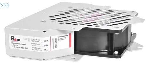 Модуль вентиляторный, 1 вентилятор, колодка