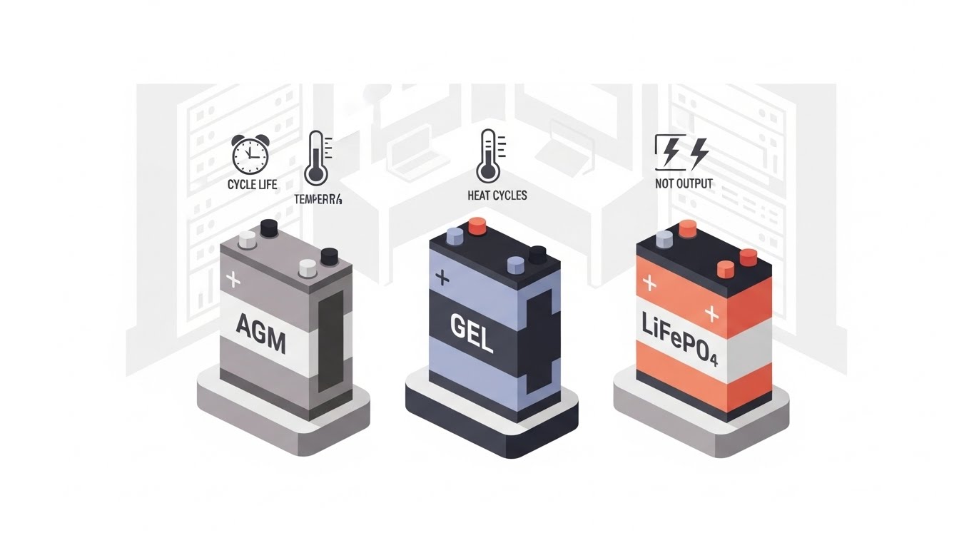 Как выбрать аккумуляторы для ИБП: AGM, GEL, литий — что лучше Как выбрать аккумуляторы для ИБП: AGM, GEL, литий — что лучше