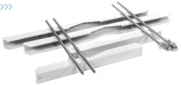 Комплект крепления усиленный на столб для шкафов ШТВ-Н