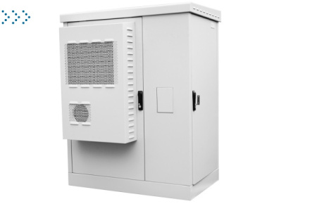Шкаф всепогодный напольный укомплектованный 18U (Ш1000 × Г600) с эл. отсеком, комплектация ТК-IP54