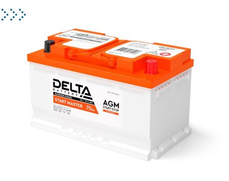 DELTA START MASTER 70 Ah AGM