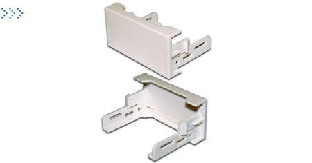 Вставка-заглушка Mosaic 22.5x45, белая