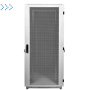 Шкаф телекоммуникационный напольный 42U (800x800) дверь перфорированная