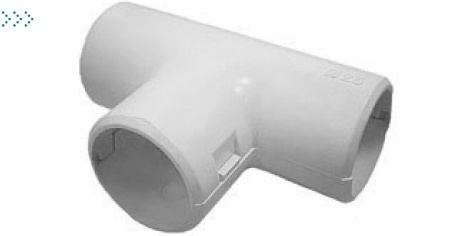 TI25G Тройник (2 част.) для труб D25мм