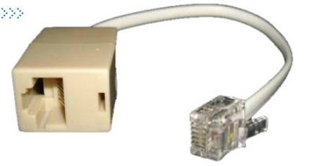 Переходник с порта RJ-45 на порт RJ-12, 10 см Переходник с порта RJ-45 на порт RJ-12, 10 см