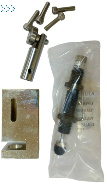 Шпилька с наружной резьбой, 2-мя гайками для турникета TS1000 Pro Шпилька с наружной резьбой, 2-мя гайками для турникета TS1000 Pro