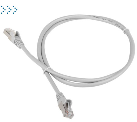 Патч-корд LANMASTER FTP кат.6, 0.5 м, серый