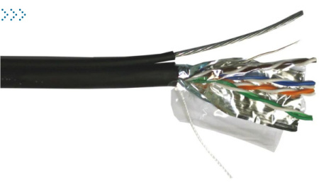 Кабель LANMASTER FTP 4 пары, кат. 5Е, 200Mhz, PE, для внешней прокладки, 305 м Кабель LANMASTER FTP 4 пары, кат. 5Е, 200Mhz, PE, для внешней прокладки, 305 м