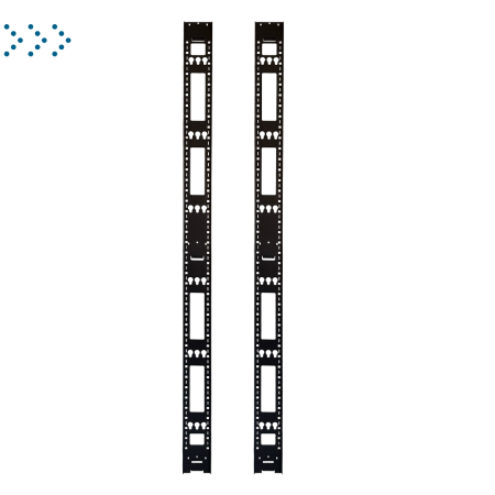 Комплект вертикальных лотков для PDU для шкафов LANMASTER DC 42U, 2 шт.
