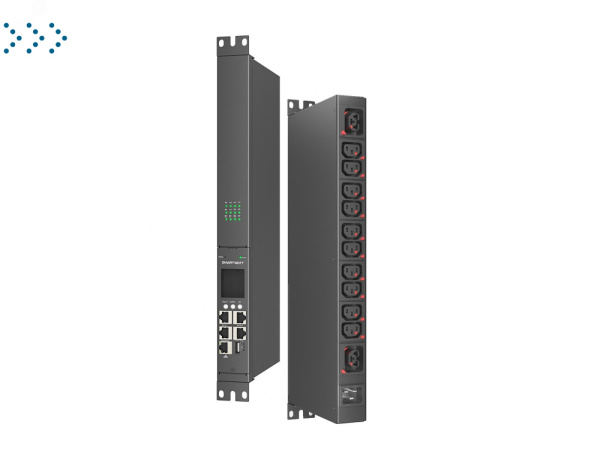 Блок распределения питания SMARTWATT PDU P-series 1U-MIS-1P16A-SMB-10C13-2C39-UL-2M-IEC320 Блок распределения питания SMARTWATT PDU P-series 1U-MIS-1P16A-SMB-10C13-2C39-UL-2M-IEC320