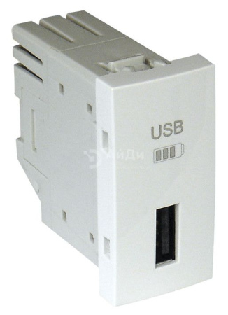 USB зарядка тип А - 1 модуль, бежевый (45383 SMF)
