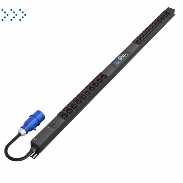 Блок распределения питания SMARTWATT PDU P-series 0U-MI-1P32A-SMB-2CB-21C13-21C39-UL-2M-IEC309 Блок распределения питания SMARTWATT PDU P-series 0U-MI-1P32A-SMB-2CB-21C13-21C39-UL-2M-IEC309