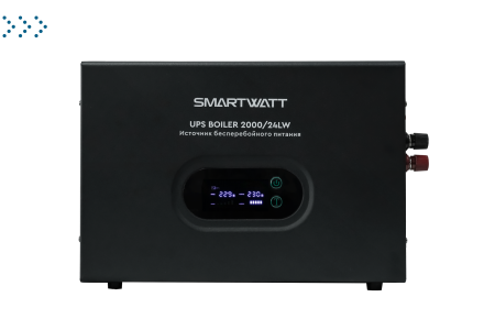 ИБП для котла отопления SMARTWATT UPS BOILER 2000/24LW ИБП для котла отопления SMARTWATT UPS BOILER 2000/24LW