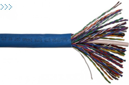 Кабель TWT UTP, 50 пар, Кат.5e, PVC, 305 метров на катушке