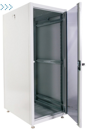 Шкаф телекоммуникационный напольный ЭКОНОМ 30U (600 × 800) дверь стекло, дверь металл