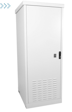 Шкаф уличный всепогодный напольный 12U (Ш700хГ900), две двери