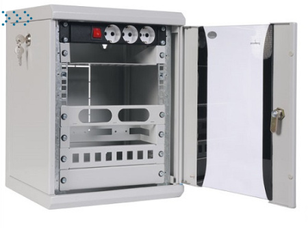Шкаф телекоммуникационный настенный 10" 12U, (350х255)