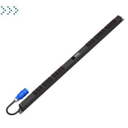 Блок распределения питания SMARTWATT PDU P-series 0U-MIS-1P16A-SMB-21C13-21C39-UL-3M-IEC309