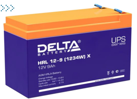 Аккумуляторная батарея Delta HRL 12-9 Х (1234W)