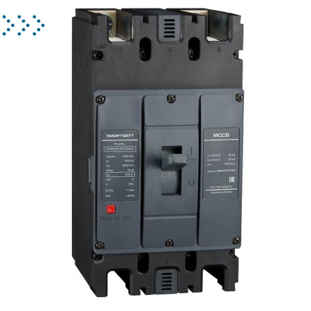 Автоматический выключатель в литом корпусе SMARTWATT PDE HCB250B-DC-200/3, 200 А, 3P, 20 кА