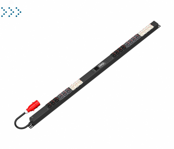 Блок распределения питания SMARTWATT PDU P-series 0U-MIS-3P16A-SMB-21C13-21C39-UL-3M-IEC309 Блок распределения питания SMARTWATT PDU P-series 0U-MIS-3P16A-SMB-21C13-21C39-UL-3M-IEC309