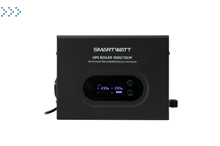 ИБП для котла отопления SMARTWATT UPS BOILER 1000/12LW ИБП для котла отопления SMARTWATT UPS BOILER 1000/12LW