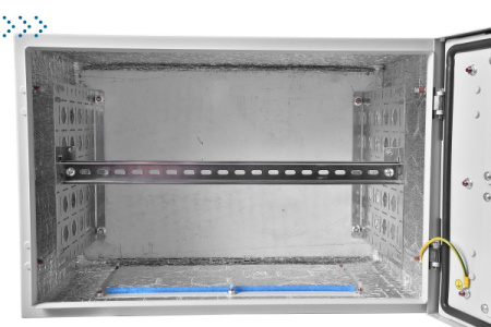 Шкаф уличный всепогодный настенный 18U (600х500), передняя дверь вентилируемая