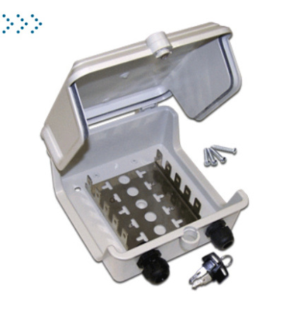 Наружный распределительный бокс, 5 плинтов, 50 пар