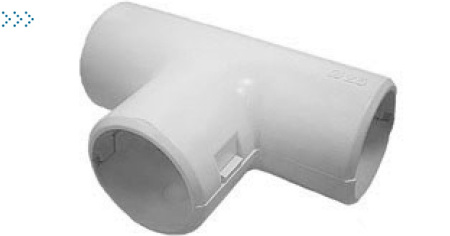 TI20G Тройник (2 част.) для труб D20мм