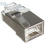 Коннектор RJ45 STP 8P8C, универсальный, со вставкой, cat.6, 100 шт.