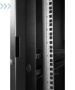 Шкаф телекоммуникационный напольный ПРОФ универсальный 42U (600x1000) дверь стекло, чёрный, в сборе