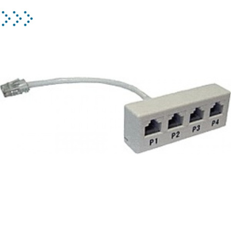 Y-адаптер, 4 параллельных порта