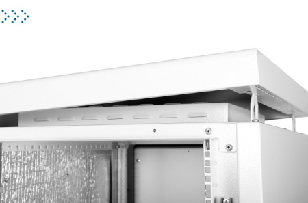 Шкаф уличный всепогодный напольный 12U (Ш700хГ900), две двери