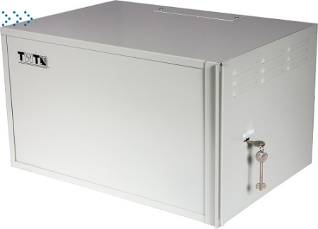 Шкаф антивандальный пенального типа, 9U 560x400 мм, серый