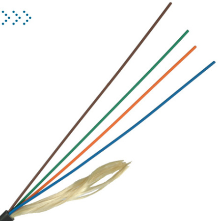 ВО кабель универсальный, Distribution, нг(А)-HF, 8 волокон, OM2, черный