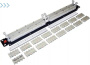 64-парный 110 19" кросс LANMASTER кат. 6, 1U, блоки в комплекте