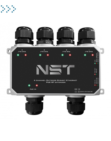 Уличный Ultra PoE удлинитель - коммутатор Gigabit Ethernet до 250м на 5 портов. Порты Ethernet: Вход - 1x10/100/1000Base-T RJ45; Выход - 4x10/100/1000 Уличный Ultra PoE удлинитель - коммутатор Gigabit Ethernet до 250м на 5 портов. Порты Ethernet: Вход - 1x10/100/1000Base-T RJ45; Выход - 4x10/100/1000