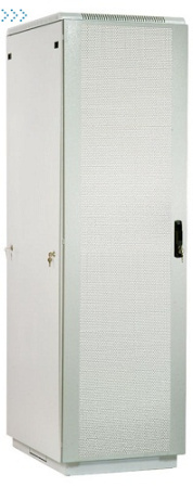 Шкаф телекоммуникационный напольный 42U (600x800) дверь перфорированная