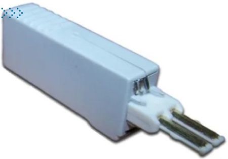 Штекер комплексной защиты для 1 пары, 260В, 10А/10Ка, с индикатором