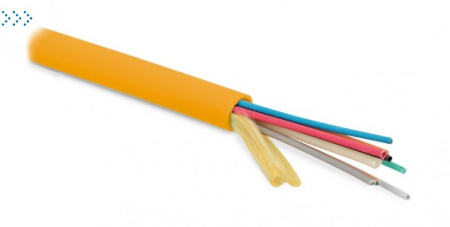 ВО кабель внутренний, ZIP cord, LSZH, 2 волокна, SM G657