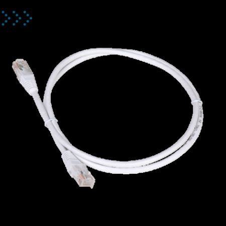 Патч-корд TWT UTP кат.5e, с заливными колпачками, 0.15 м, белый