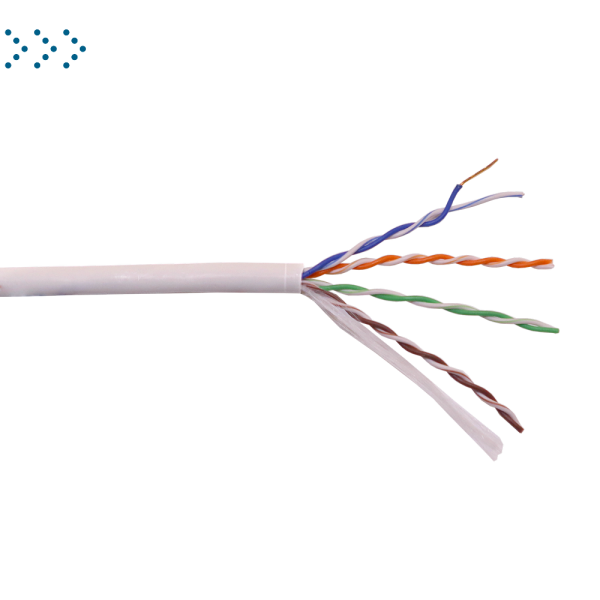 Кабель LANMASTER SF/UTP, 4 пары, Кат. 5E, LSZH, нг(А)-HF, серый, 305 м