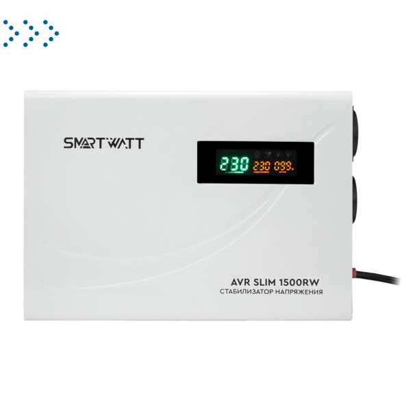 Настенный стабилизатор напряжения SMARTWATT AVR SLIM 1500RW