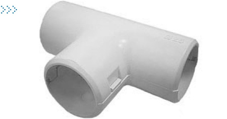 TI16G Тройник (2 част.) для труб D16мм