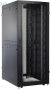 Шкаф серверный ПРОФ напольный 42U (800x1000) дверь перфор. 2 шт., черный, в сборе