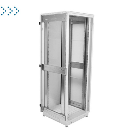 Шкаф телекоммуникационный напольный 42U (600x600) дверь перфорированная