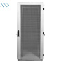 Шкаф телекоммуникационный напольный 42U (600x1000) дверь перфорированная 2 шт.