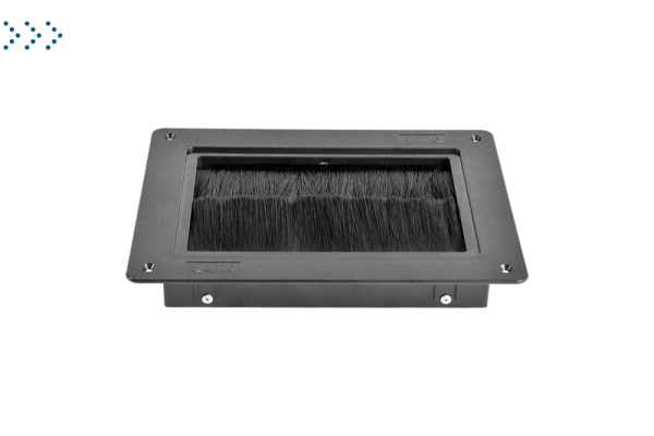 Кабельный ввод с двойной щеткой