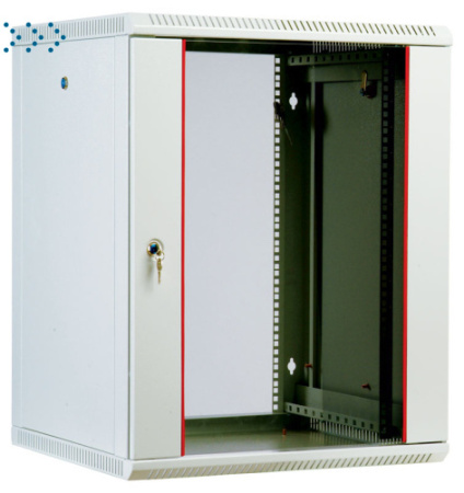 Шкаф телекоммуникационный настенный разборный 12U (600х660), съемные стенки, дверь стекло
