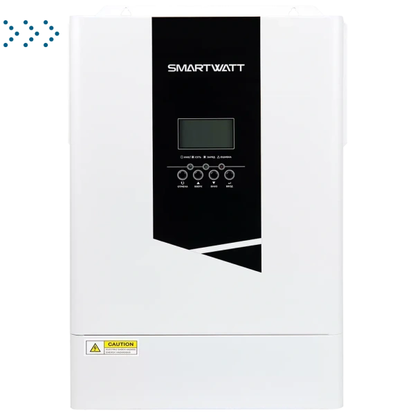 Солнечный инвертор SMARTWATT INV HYBRID II, 6.2 кВт, АКБ 48 В, 1 фаза, 1 MPPT